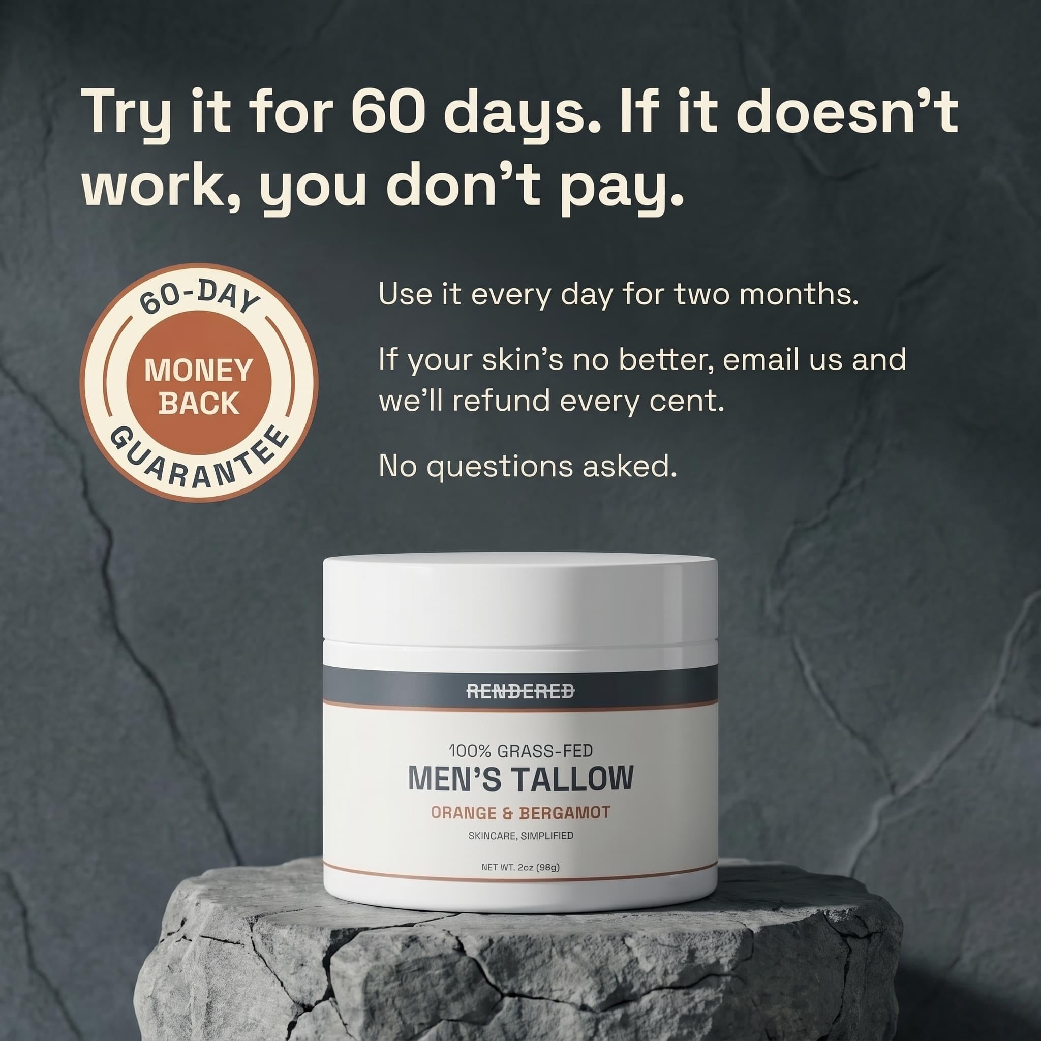 Men's Tallow - Orange & Bergamot